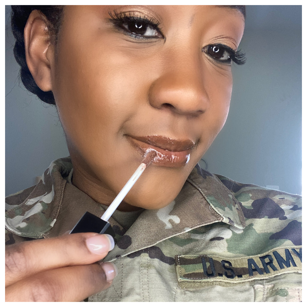 Commando Lip Gloss w/Mirror and LEDs – Armyprinncess Collection