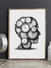 Thinking Time Concept Art Painting Poster