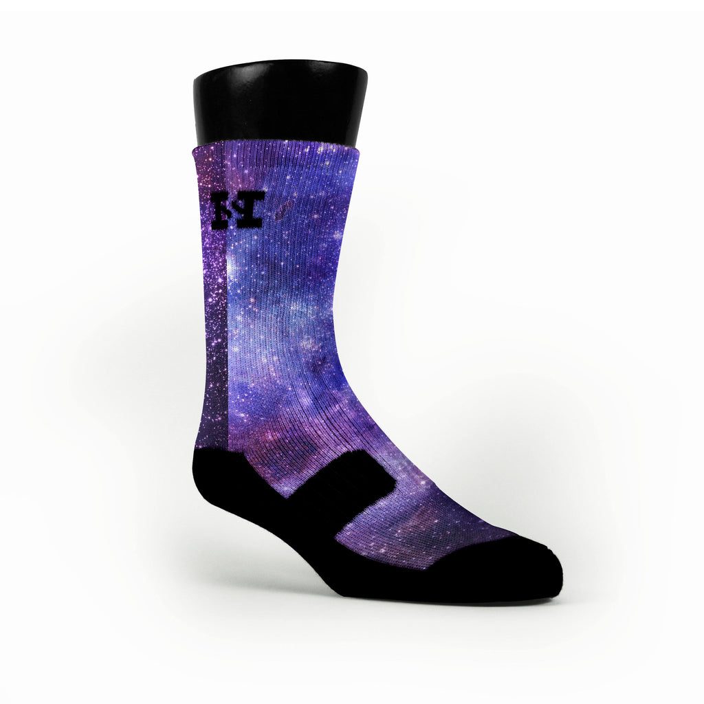 purple nike basketball socks
