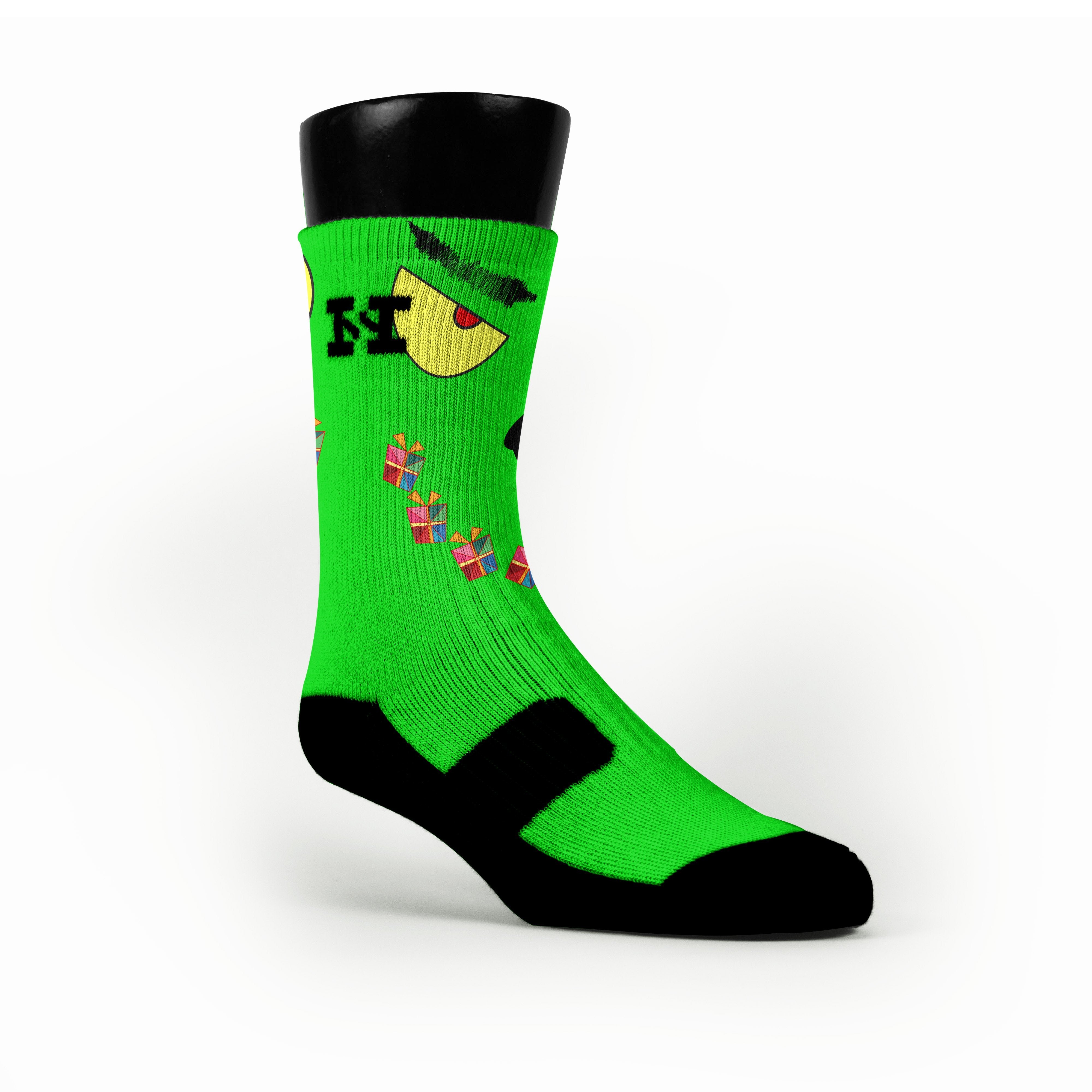 suspicaz feo prueba Grinch Custom Nike Elite Socks – HoopSwagg