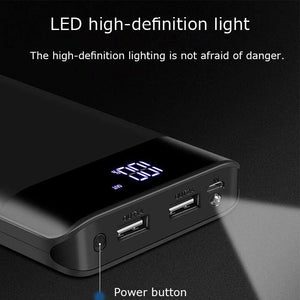30000mAh Dual Output Fast Charging Power Bank with LED Display n Flashlight - Mainz Empire Pte Ltd