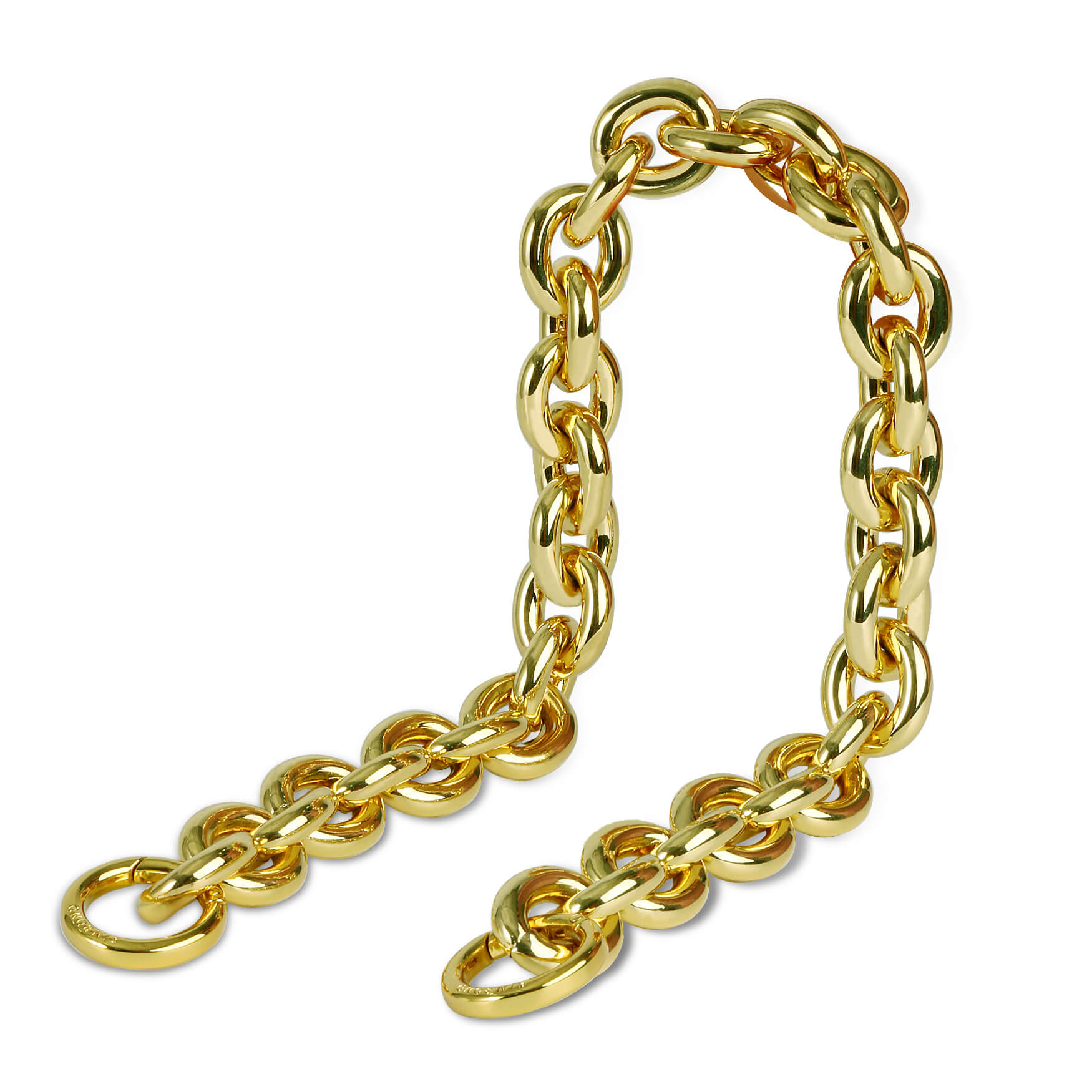 European Word Chain Strap - Gold