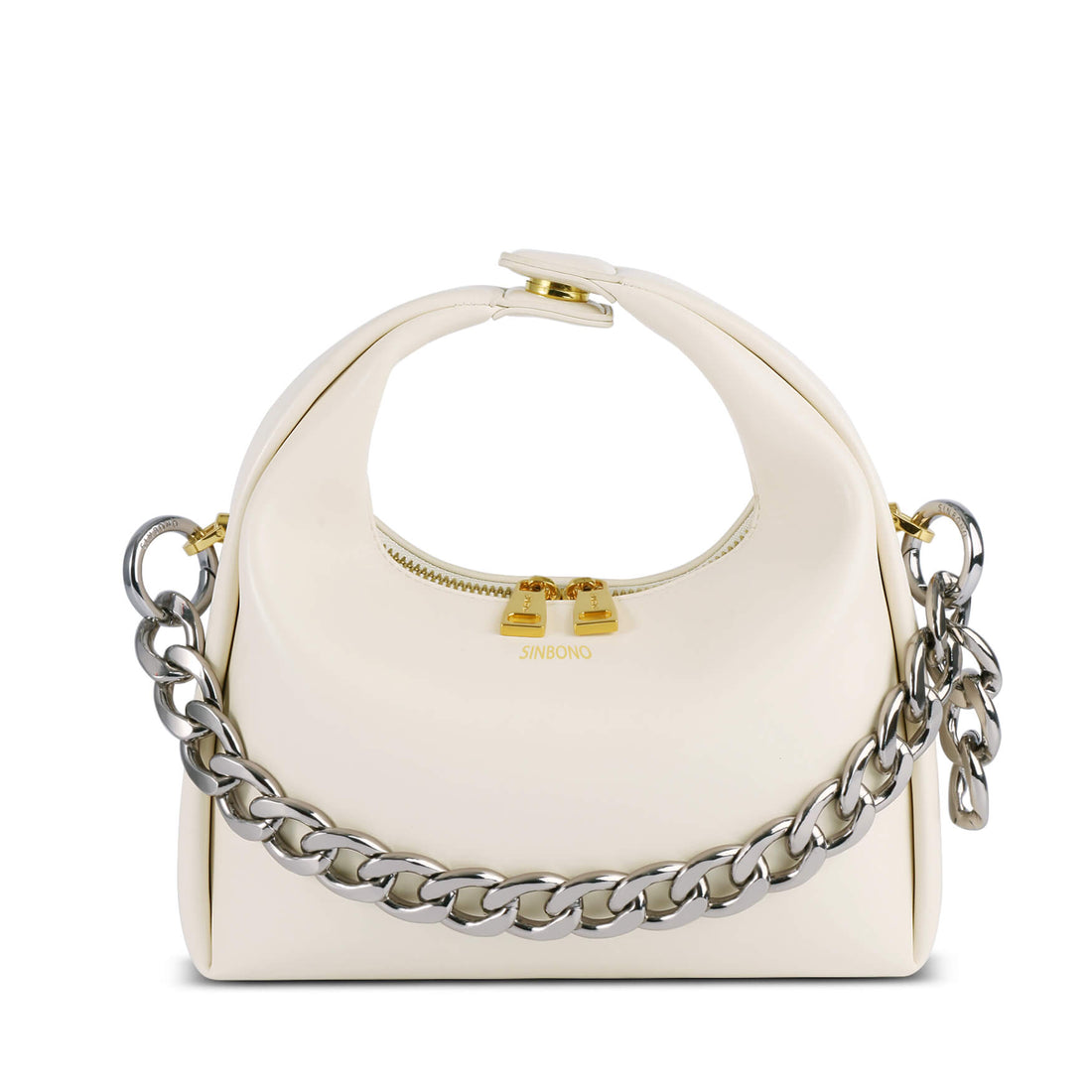 Chunky Chain Strap Silver – bowery475