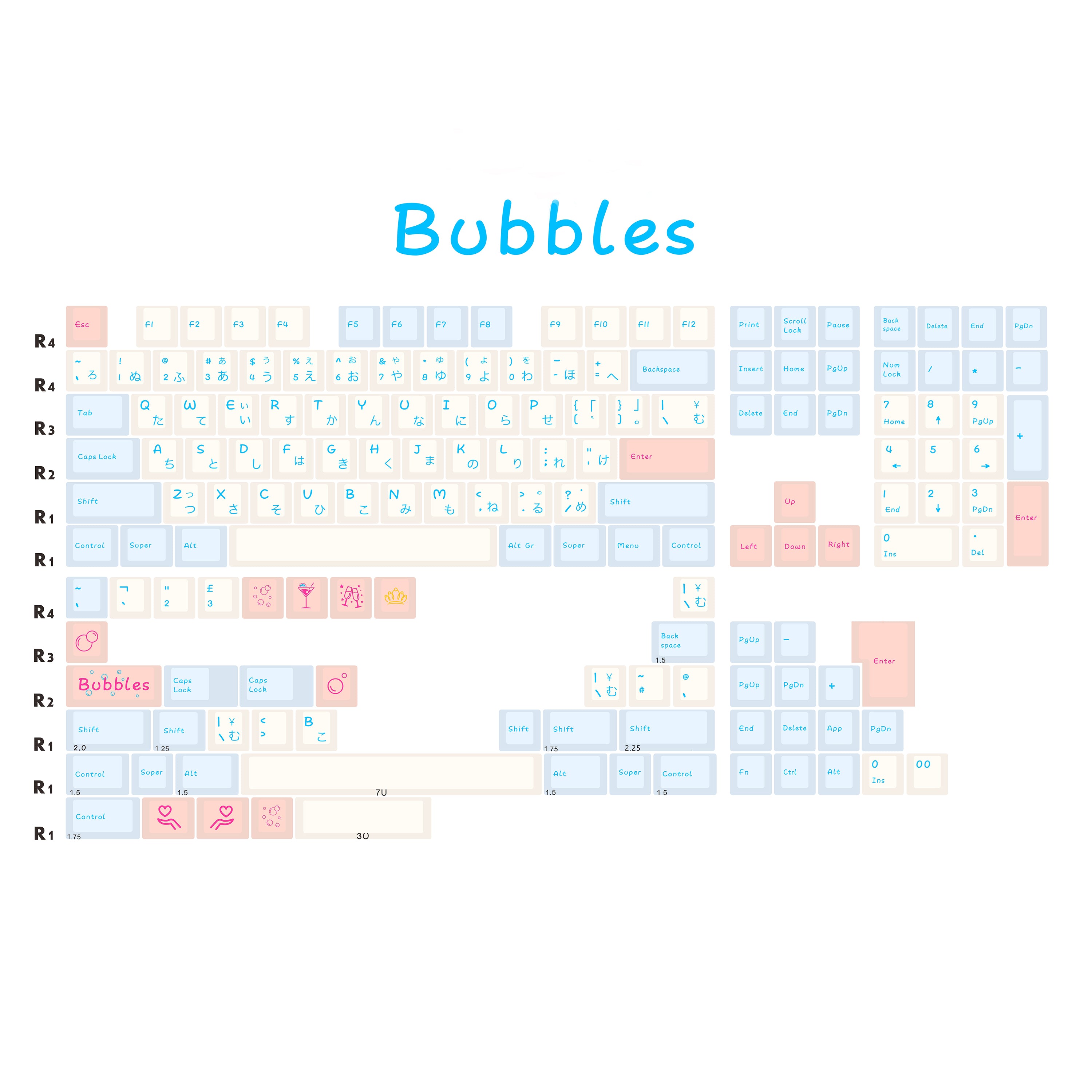 Bubble-Series-PBT-Keycap-Set