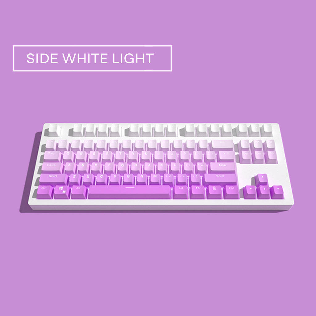 Violet-Keycaps-Set-OEM-Profile-PBT-Front-Engraved