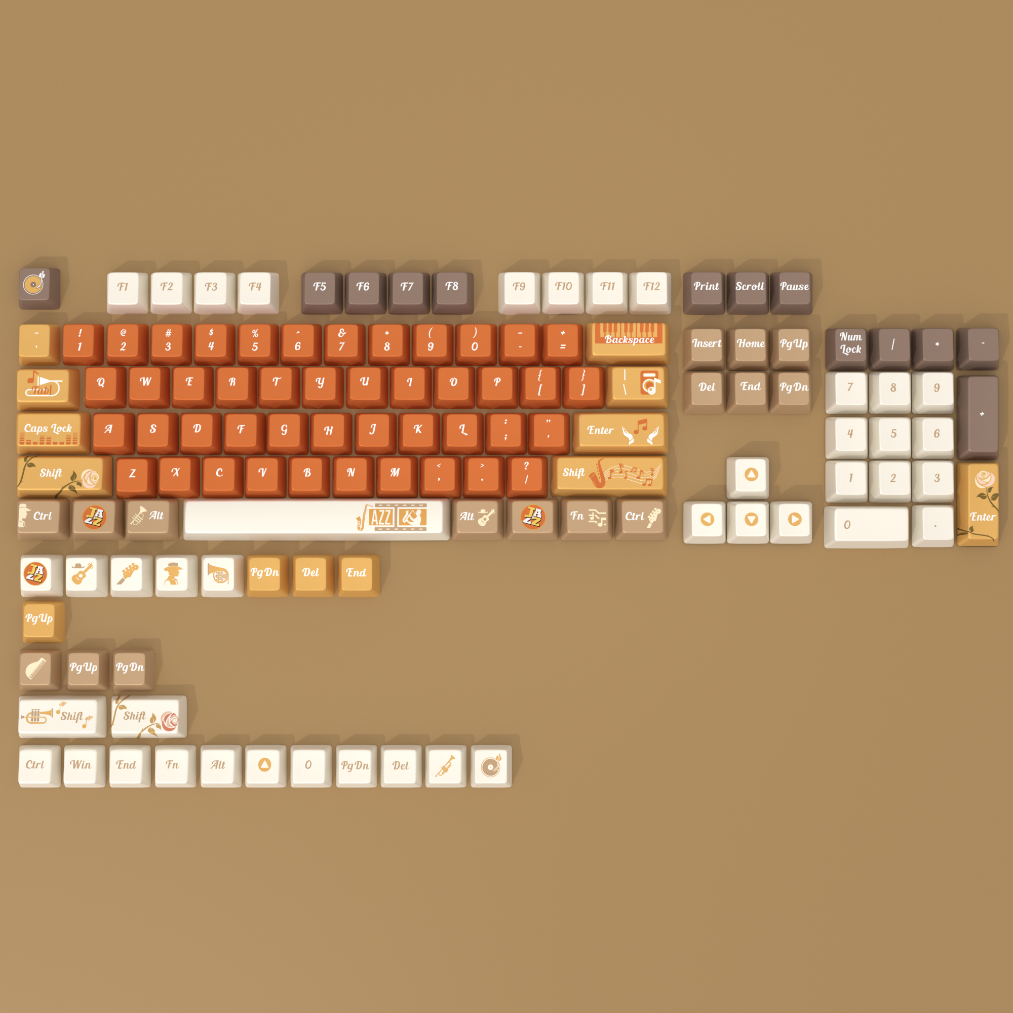 Jazz Music Keycaps