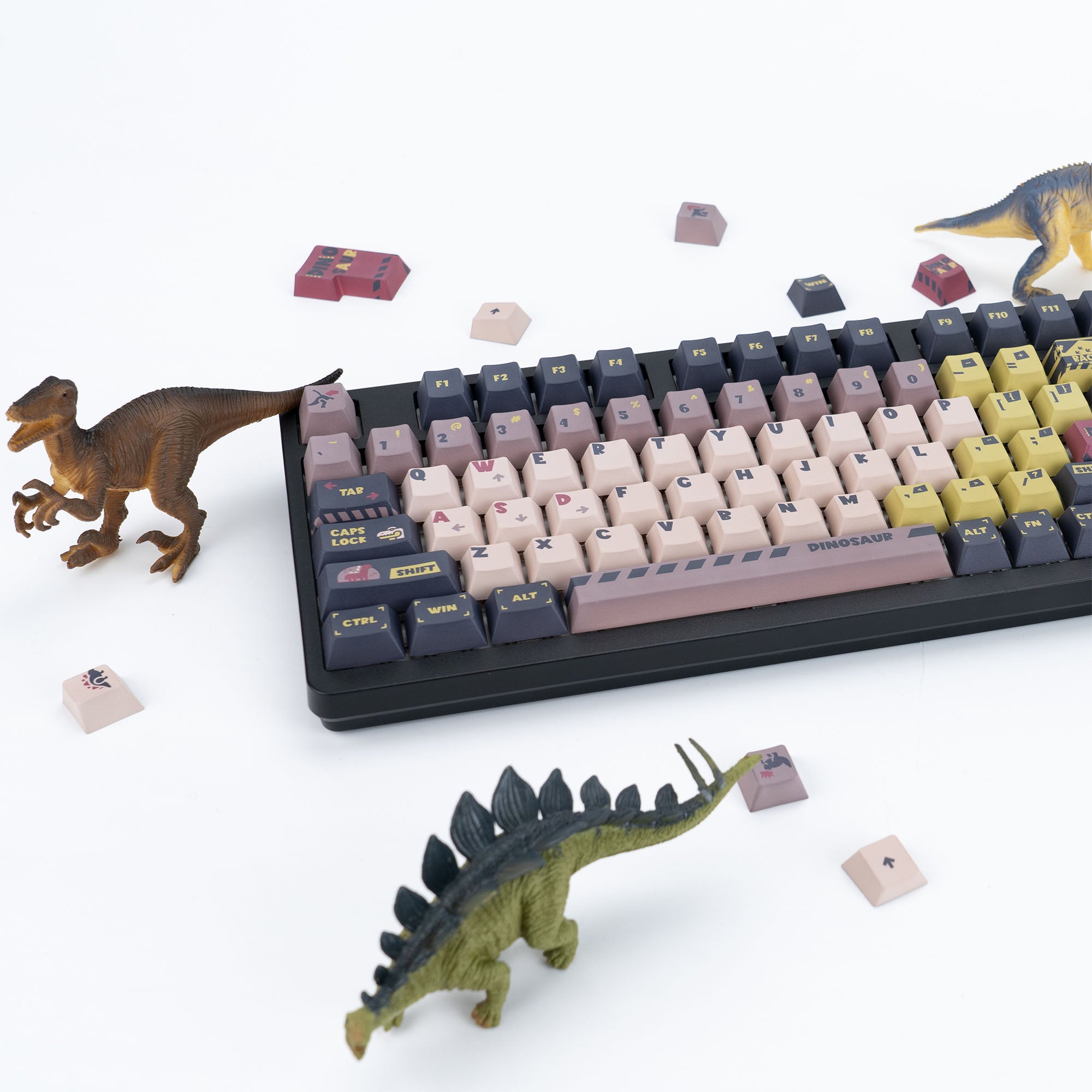 exclusive-animal-series-keycap-set-pbt-cherry-profile-dinosaur