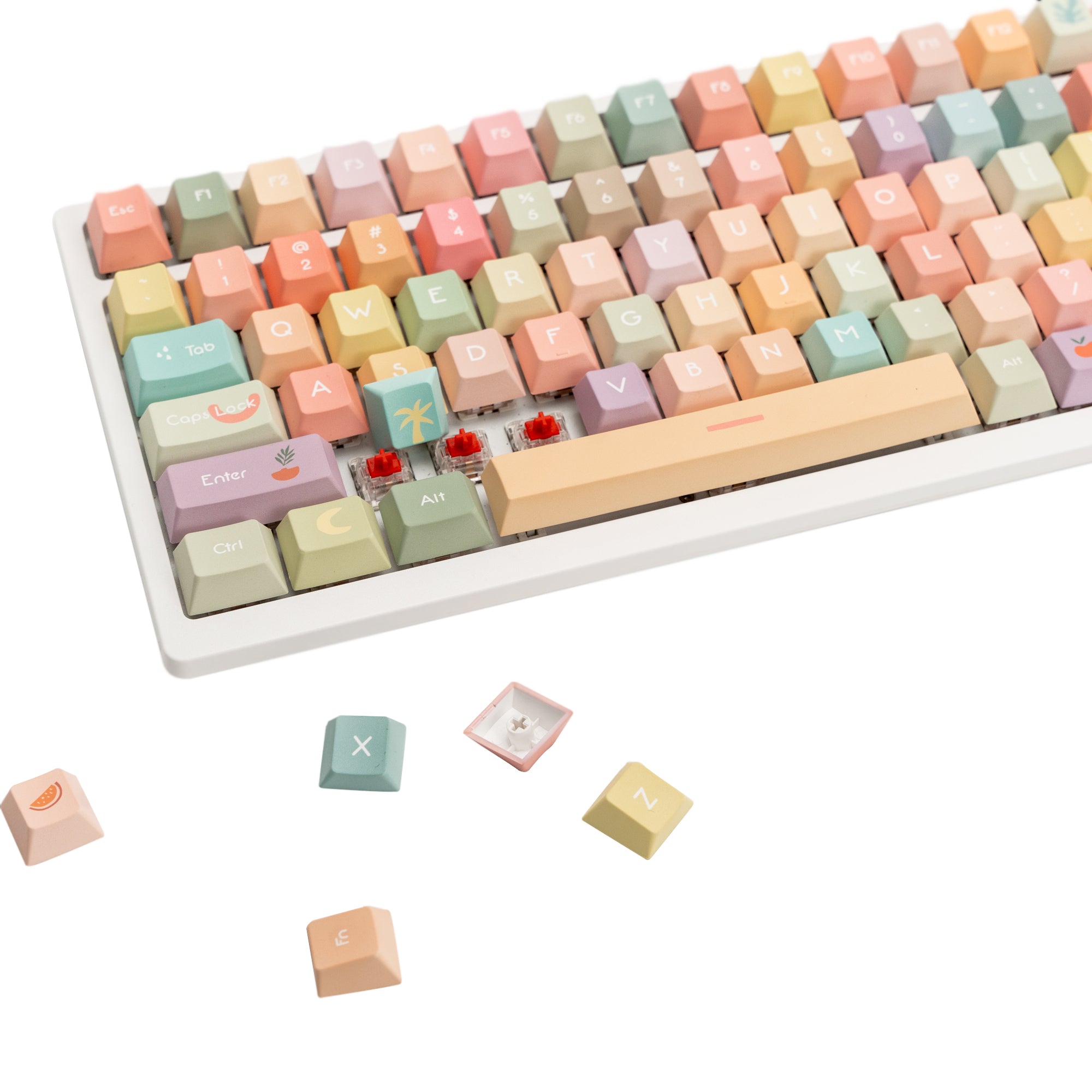 Candy Series PBT Keycap Set - Cherry Profile – KeyGeak