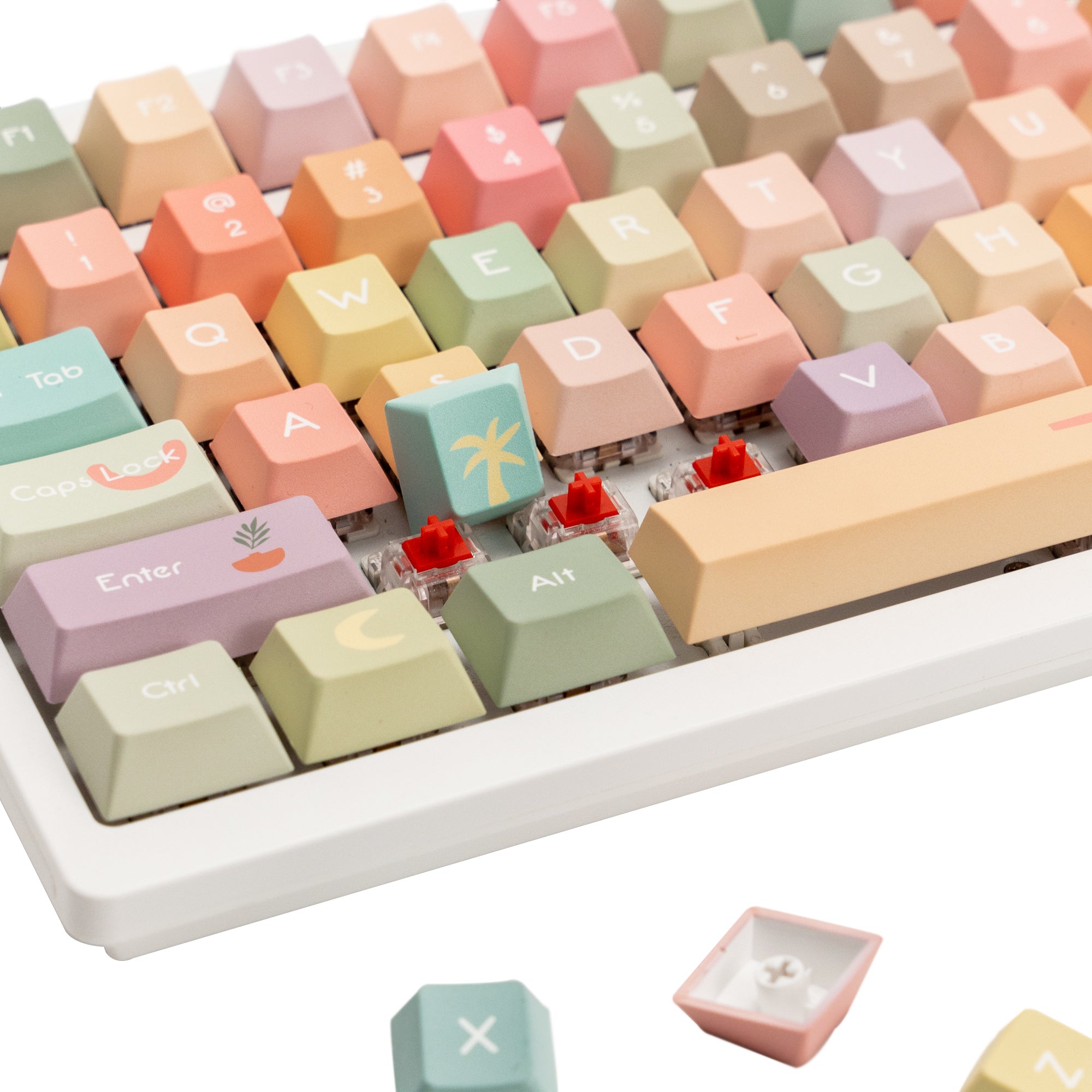 sweet-series-pbt-mechanical-keyboard-set