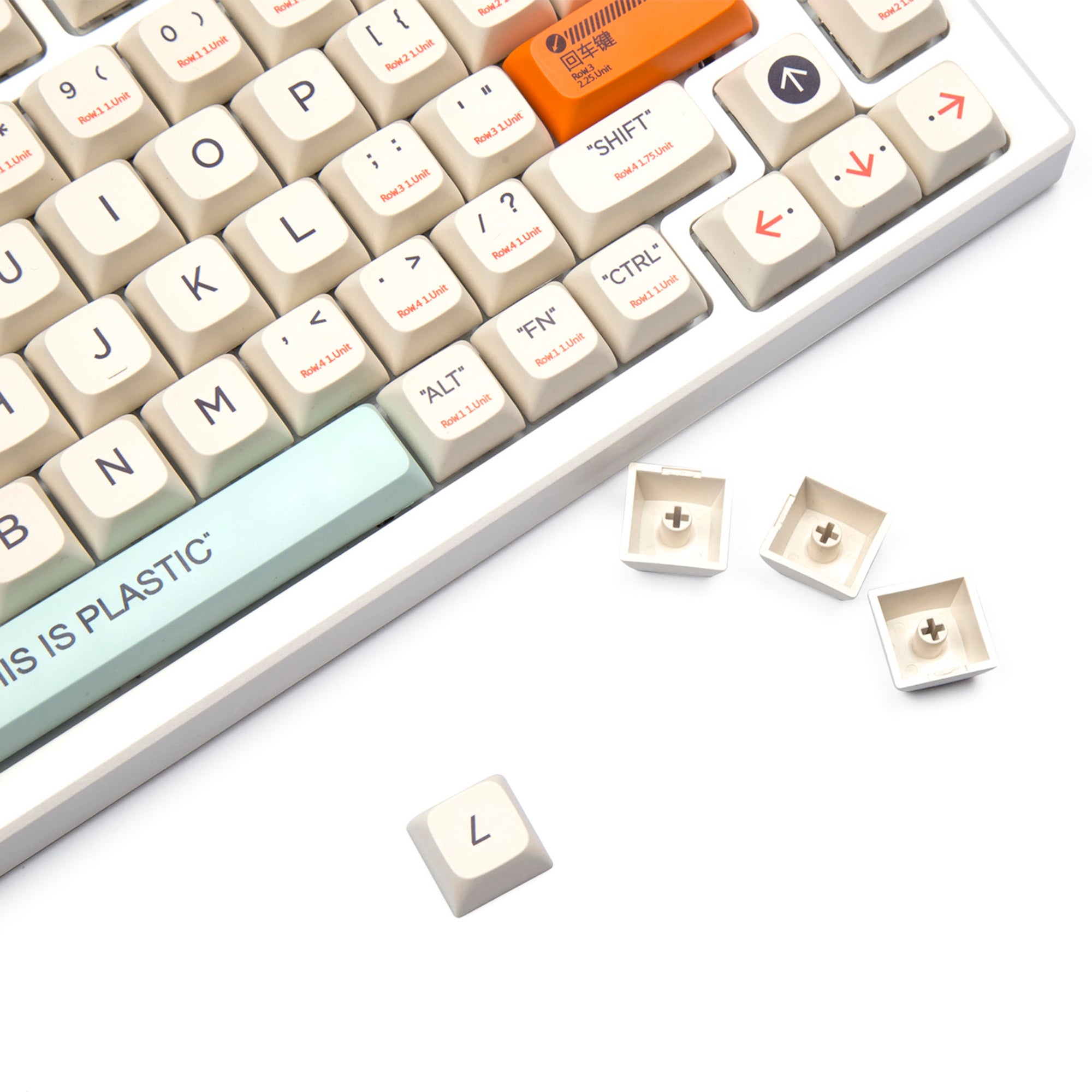 xda this is plastic keycaps