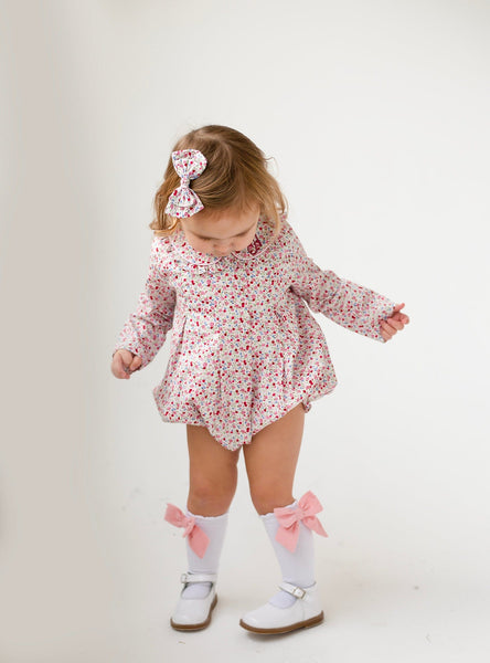 Girls Pink Bow Socks – Clark & Beau