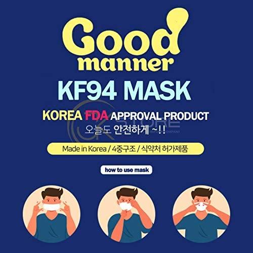 Good Manner KF94 Mask Pink Adult (10 Masks) / Free Shipping within Canada / The Authorized Distributor in Canada.