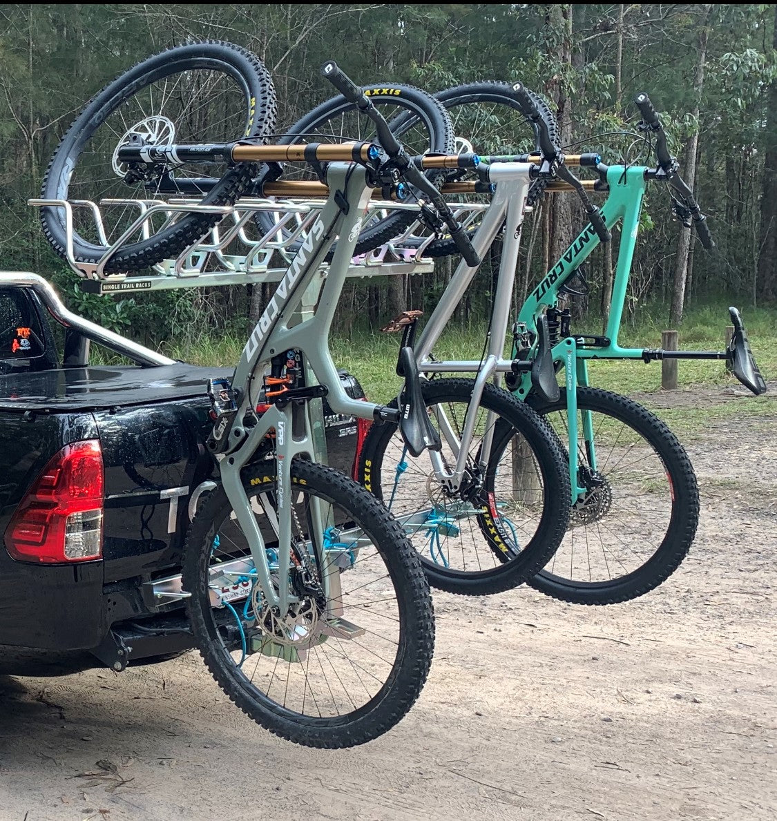 single bicycle rack