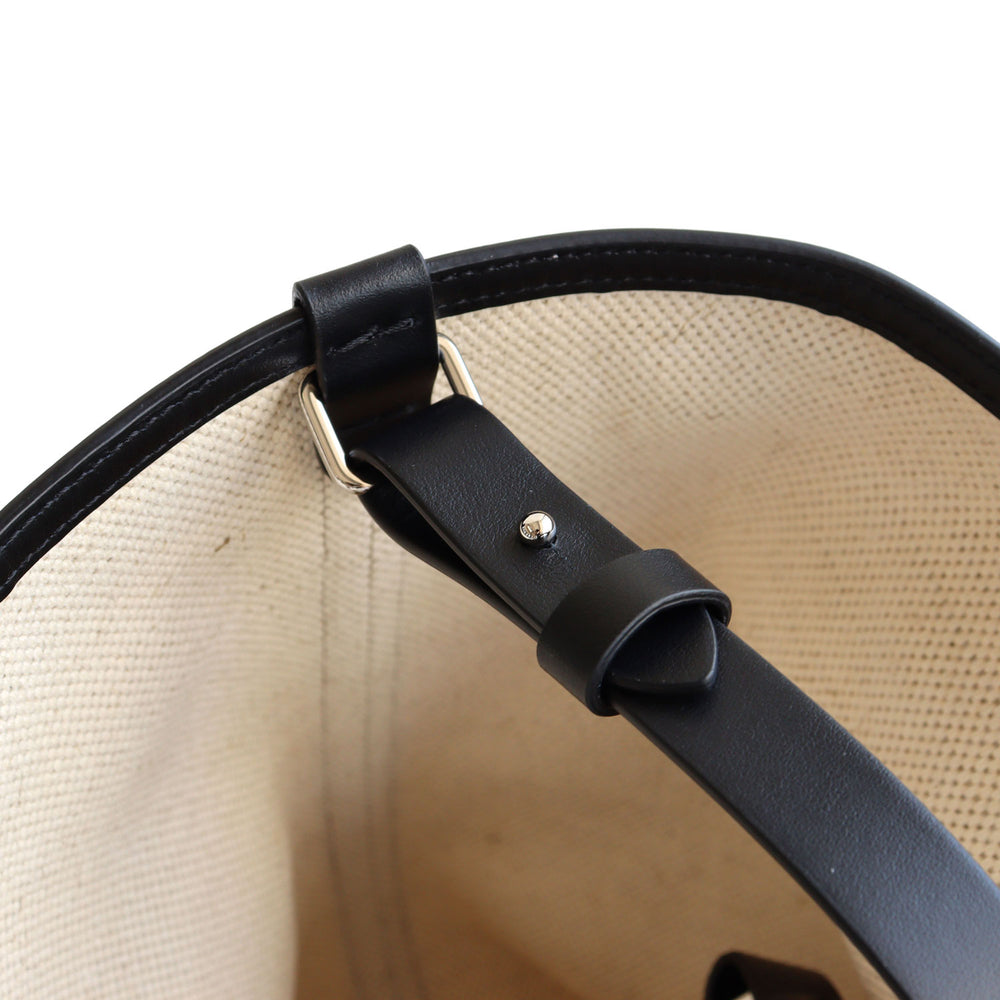 Olivia Canvas and Soft Premium Leather Tote Bag | BONAVENTURA