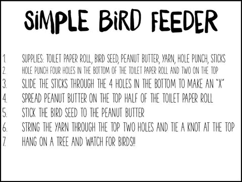 Simple DIY Bird Feeder – Lucy Darling