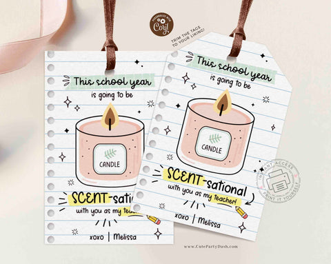 Thanks for Being so Scent-sational Christmas Gift Tag — TidyLady Printables