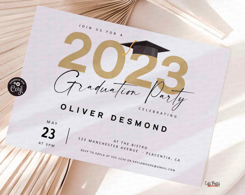 printable graduation party invitations templates