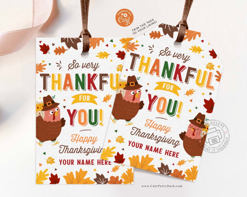 Fall Treat For Someone Sweet Gift Tag, Teacher Appreciation Fall Thank –  Cute Party Dash