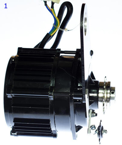 An assembled cyclone 3000w mid drive motor ready for installation