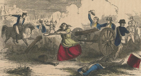 Molly Pitcher Illustration