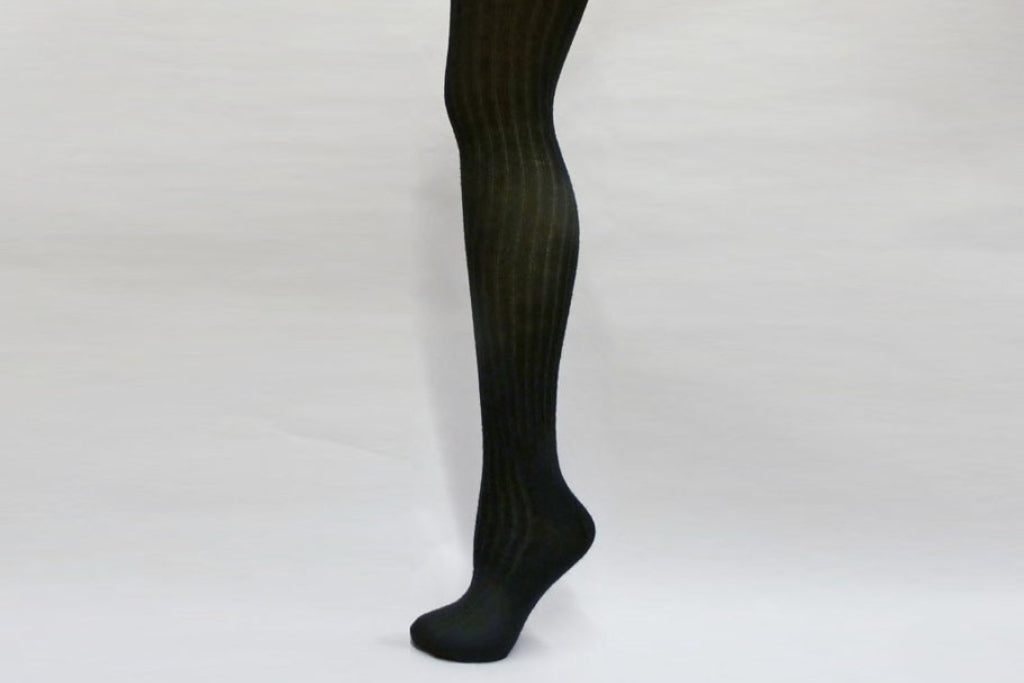 90% Cotton, Vertical Striped Stockings [25-06] - $16.25