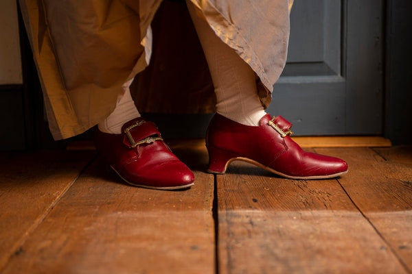 Charlottes | 1760-1790 Leather Shoes - Samson Historical
