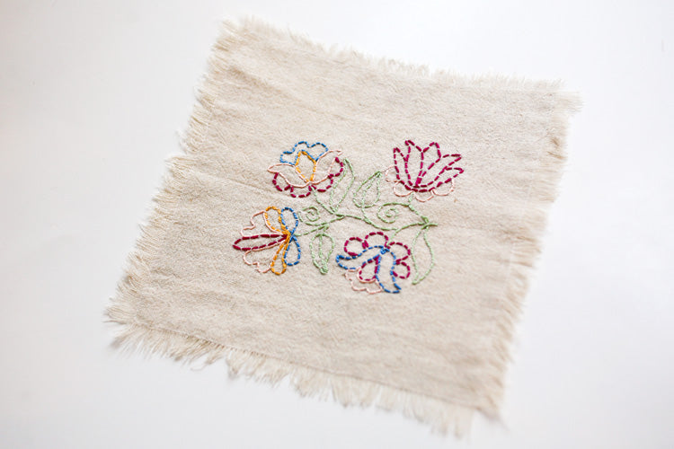 tiny bewitching botanicals napkin