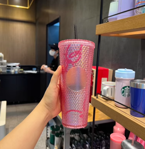 Starbucks Pink Jeweled 24 oz Tumbler 2023 – The Rue Life