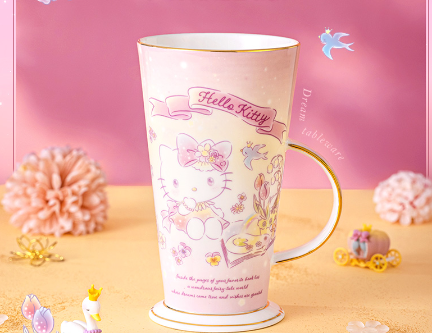 Hello Kitty Sanrio Characters Ceramic 12.5oz Mug Cup
