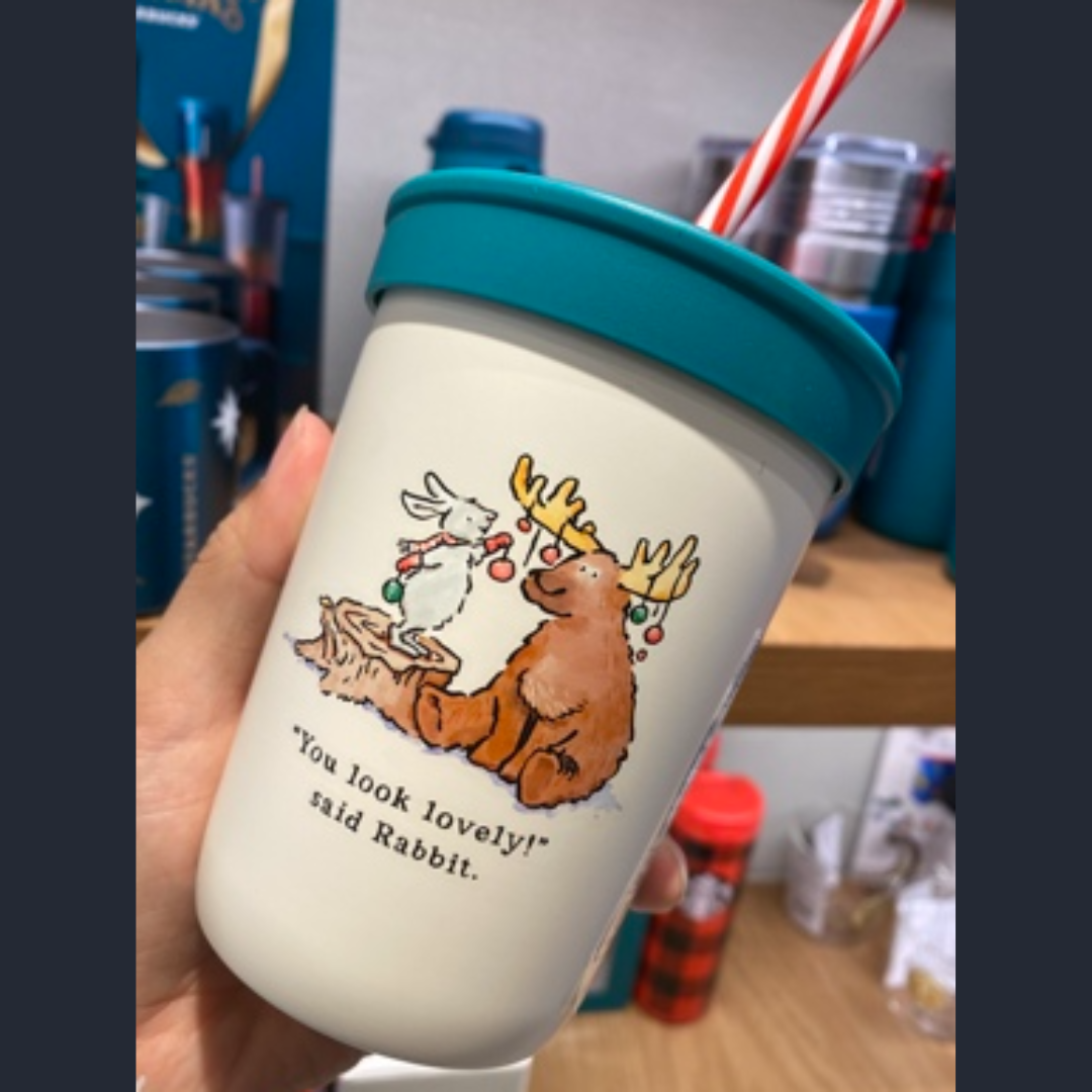 Contigo Plastic Sippy Cup Tumbler (Starbucks Wizard Bear 2022