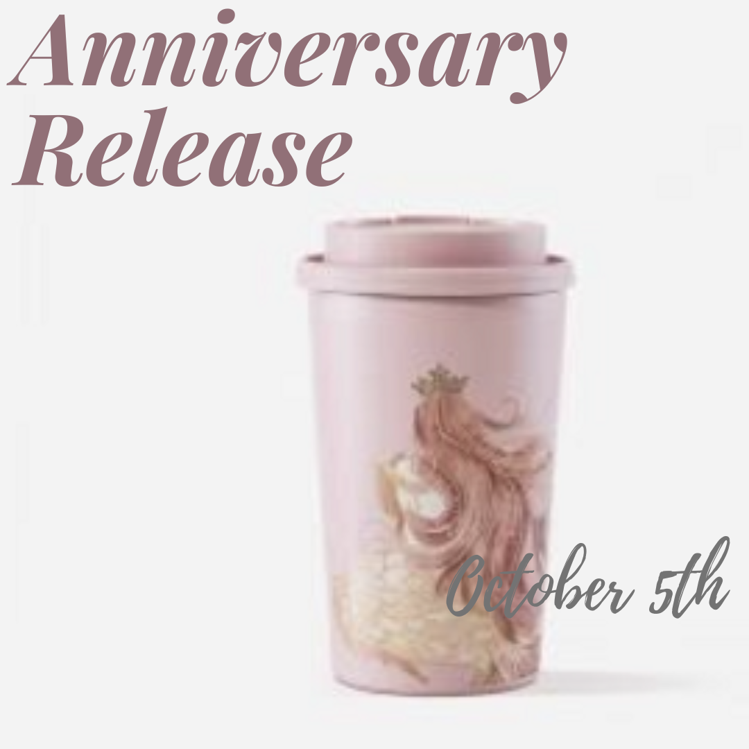 Starbucks, Kitchen, Disney 5th Anniversary And Lilac Grid Starbucks Cups