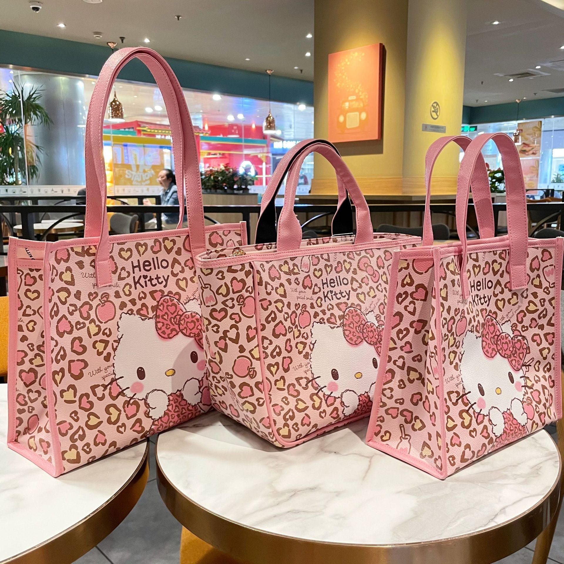 Hello Kitty Animal Print Tote Bags for Women | Mercari