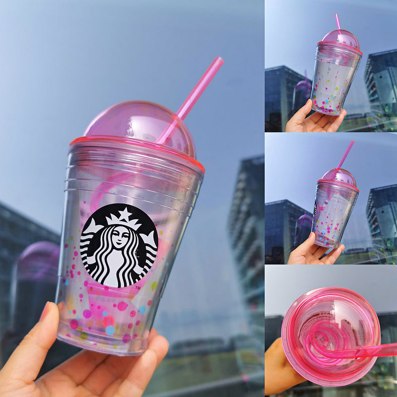 Starbucks 550ml/19oz Metallic Purple Stainless Steel Straw Cup – Ann Ann  Starbucks
