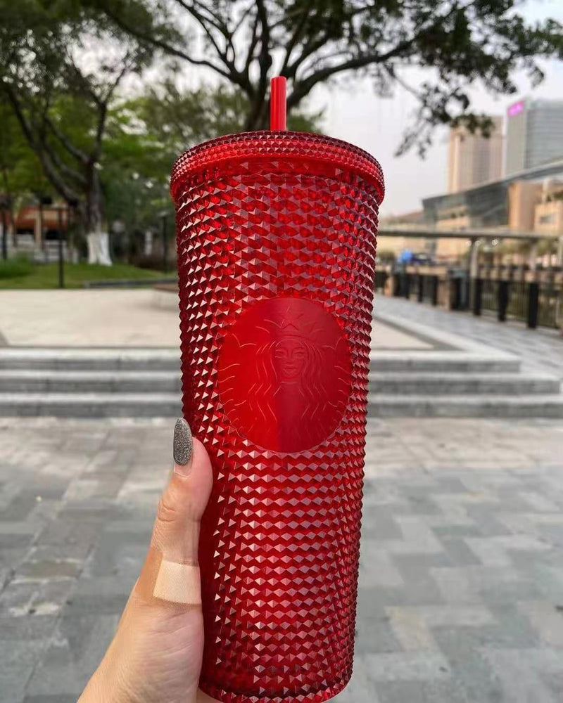 Sale Starbucks 2020 China Spring Studded Tumbler Red Diamond Tumbler 2