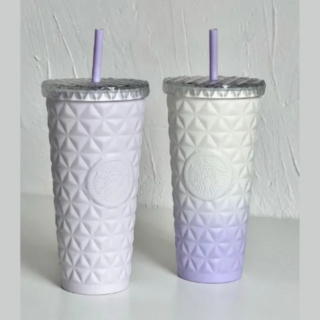 Starbucks Grande studded purple ombré summer cup, new