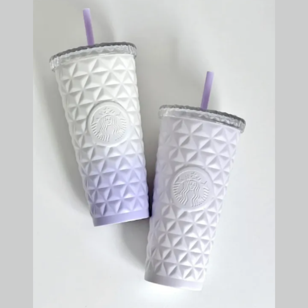 Starbucks Grande studded purple ombré summer cup, new