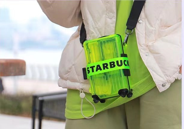 starbucks mini suitcase