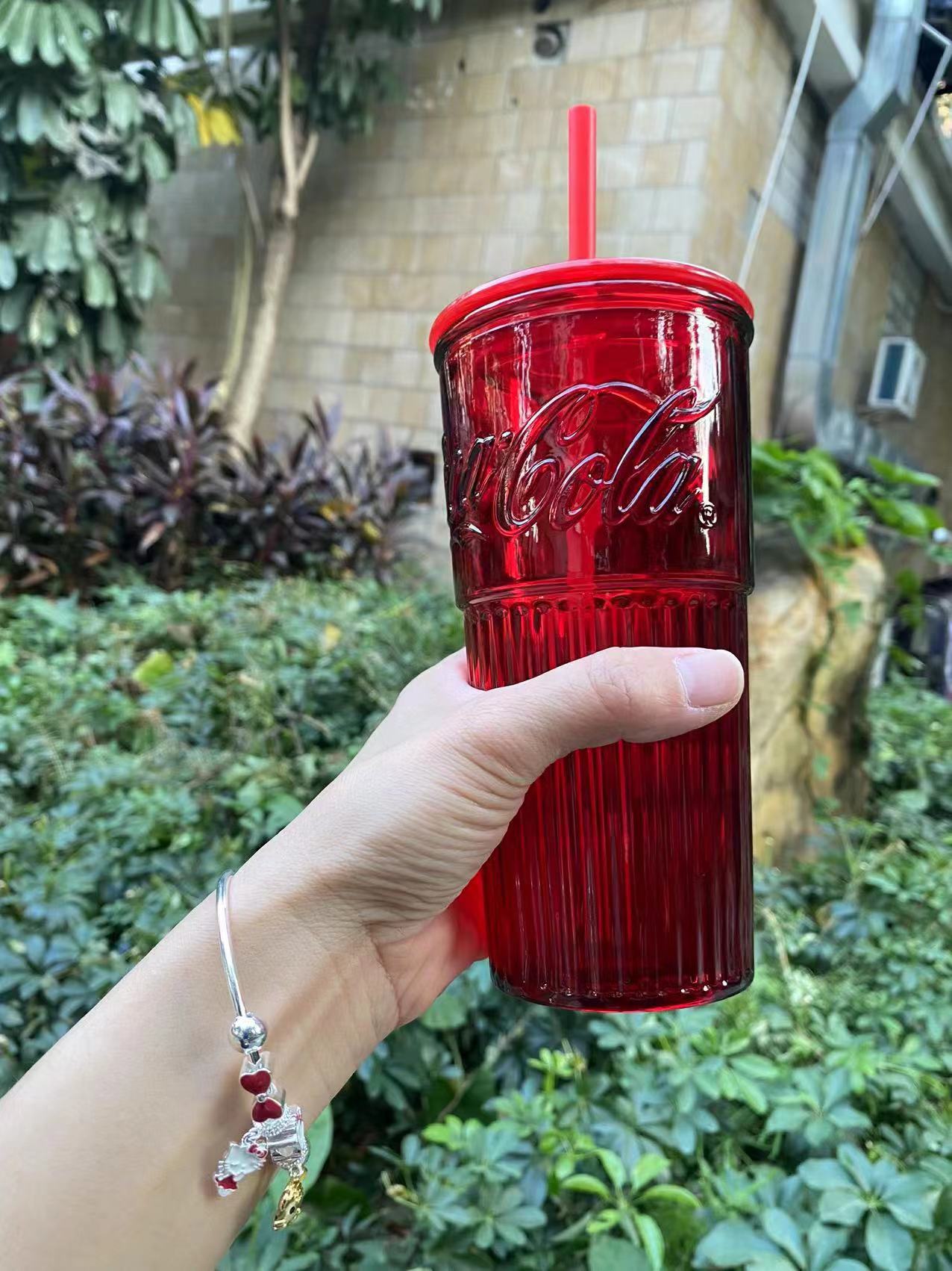 Tea_Haven on Instagram: 600ml Coca Cola glass cup with straw N10,780