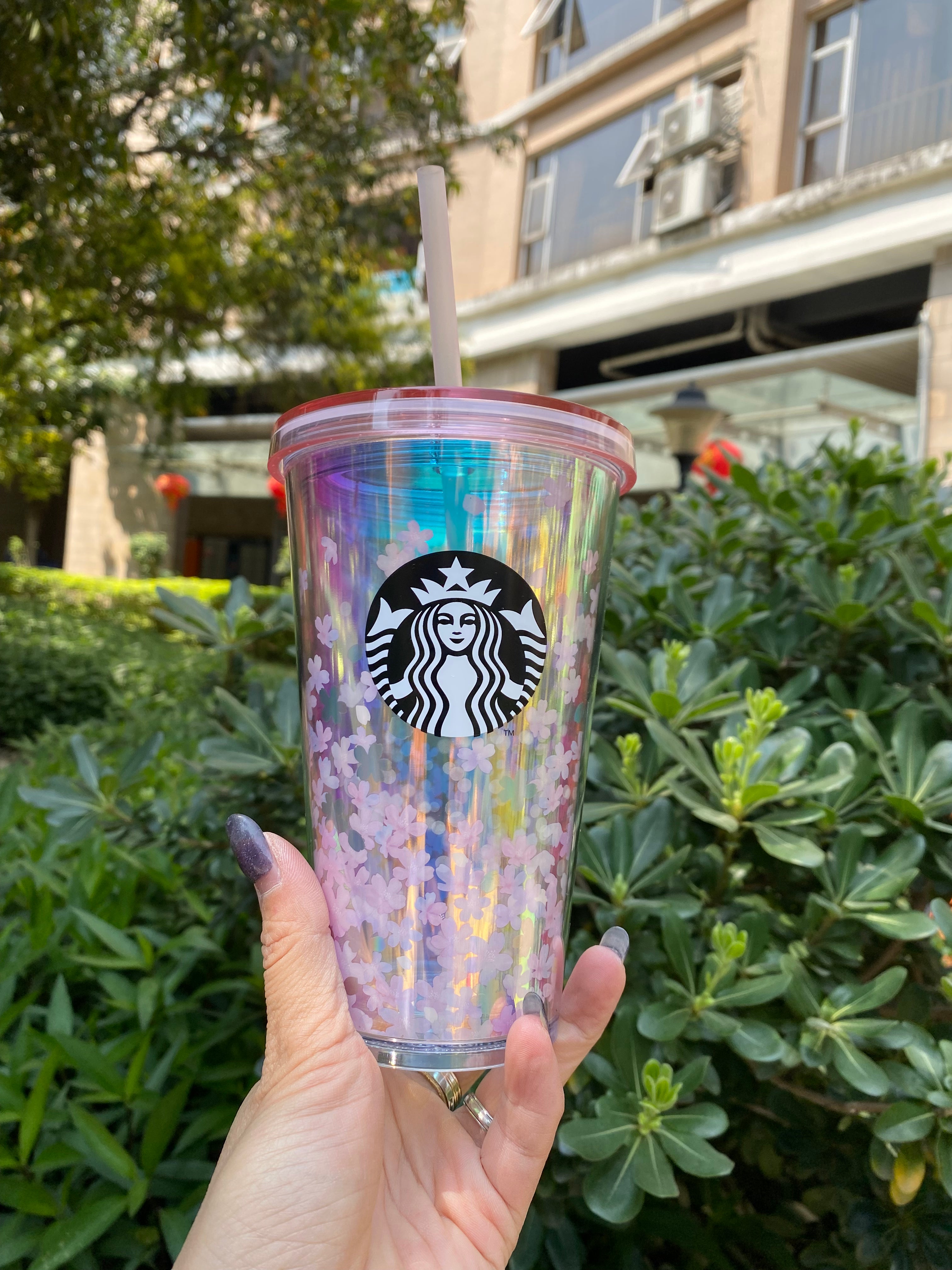 Get STARBUCKS Pink Cup 458ml 1pc Delivered
