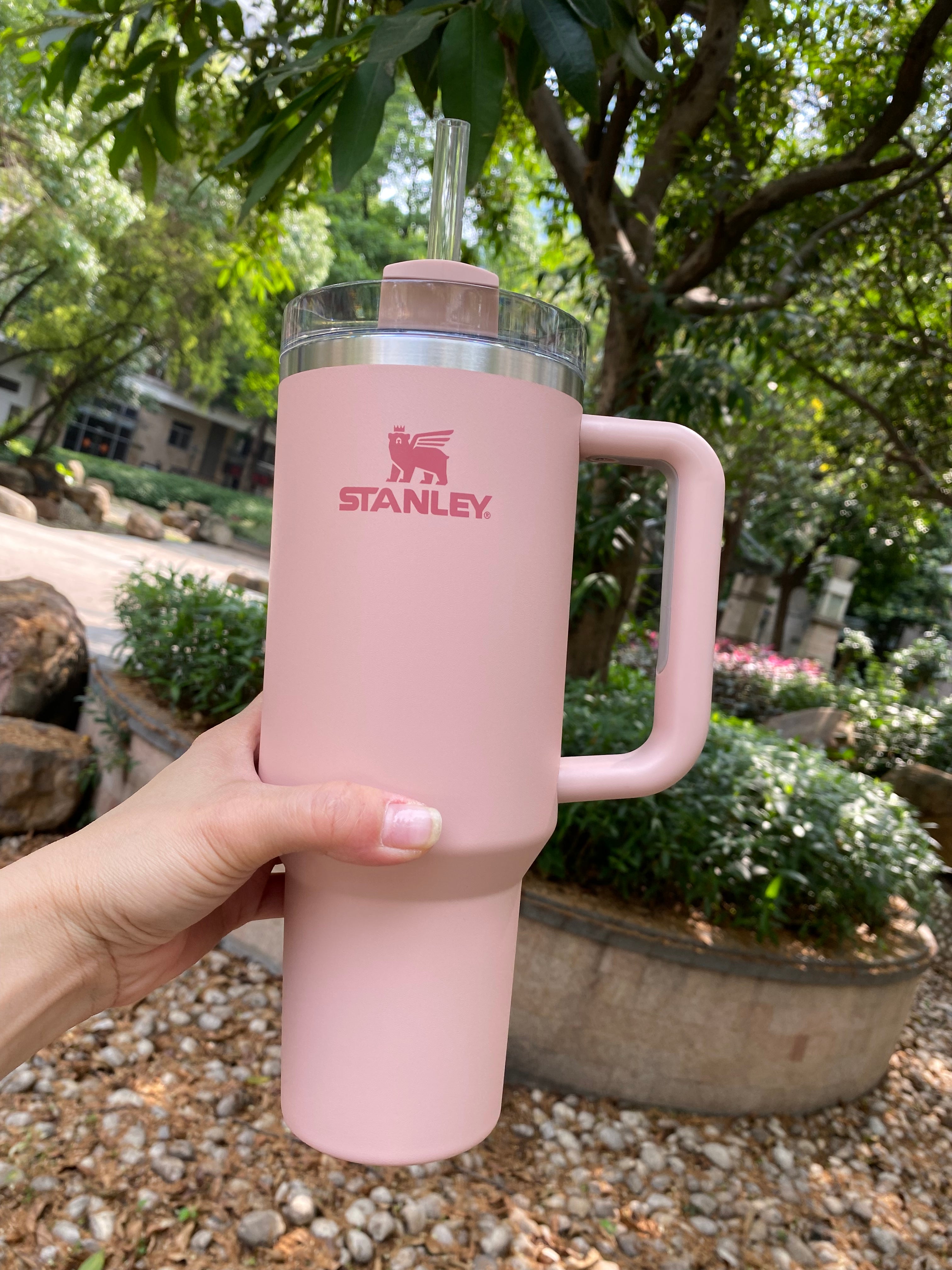 Starbucks + Stanley Green & Pink 40oz Stainless Steel Quencher - China –  Katz Cupz