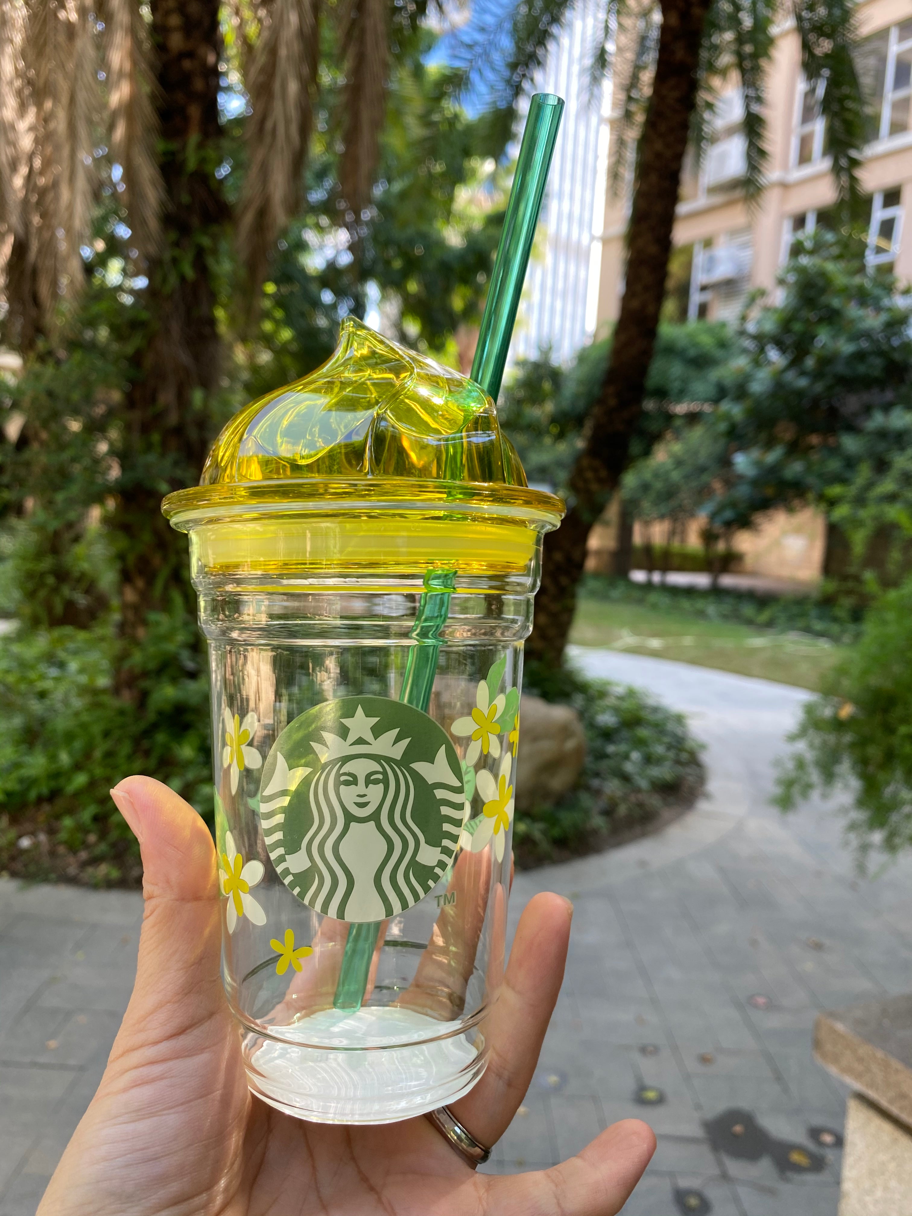 Starbucks China - Crystal Osmanthus Season - Dome Lid Cold Cup