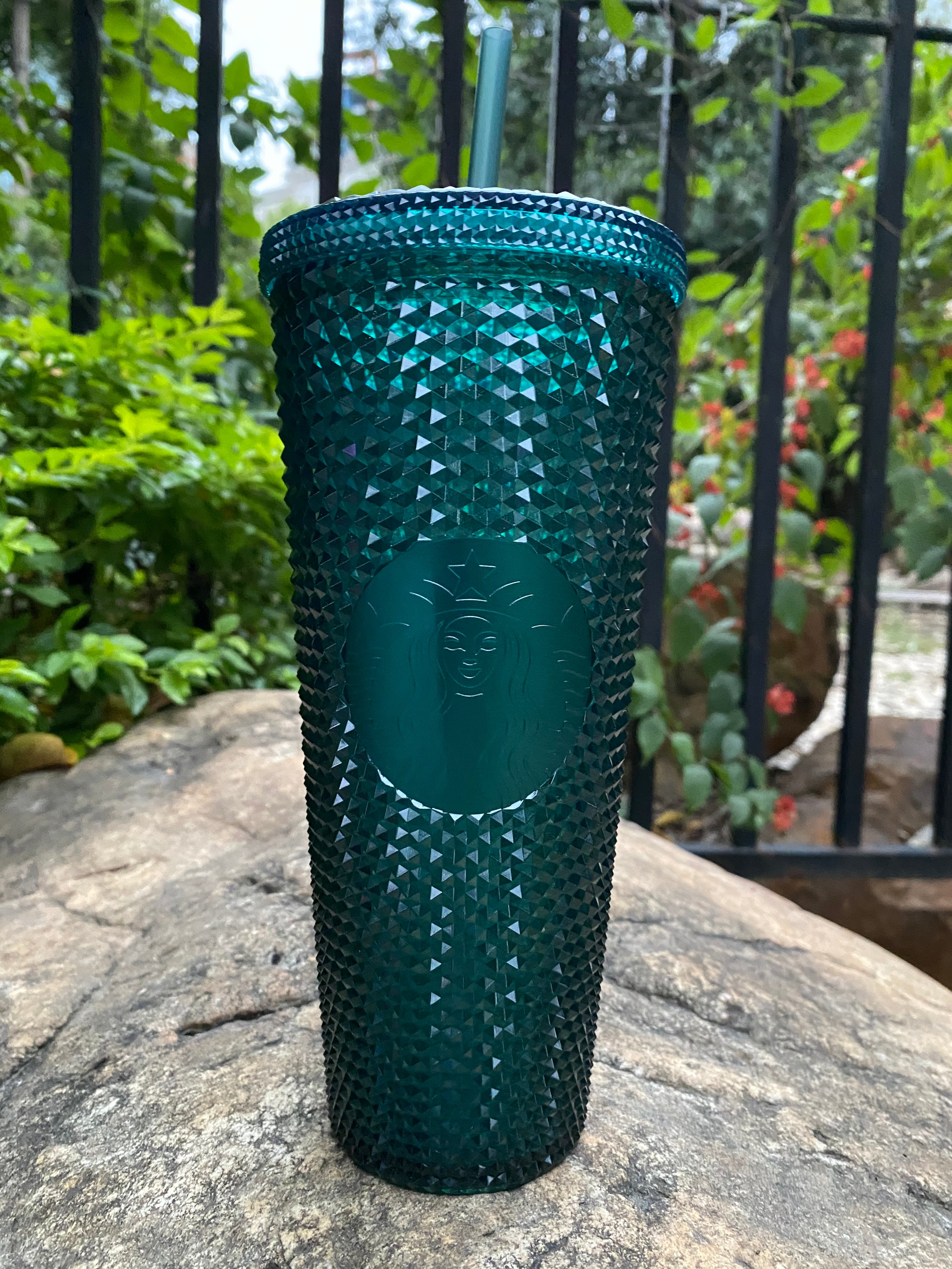 Starbucks Green Bling Studded Tumbler, 24oz, Thailand – Katz Cupz