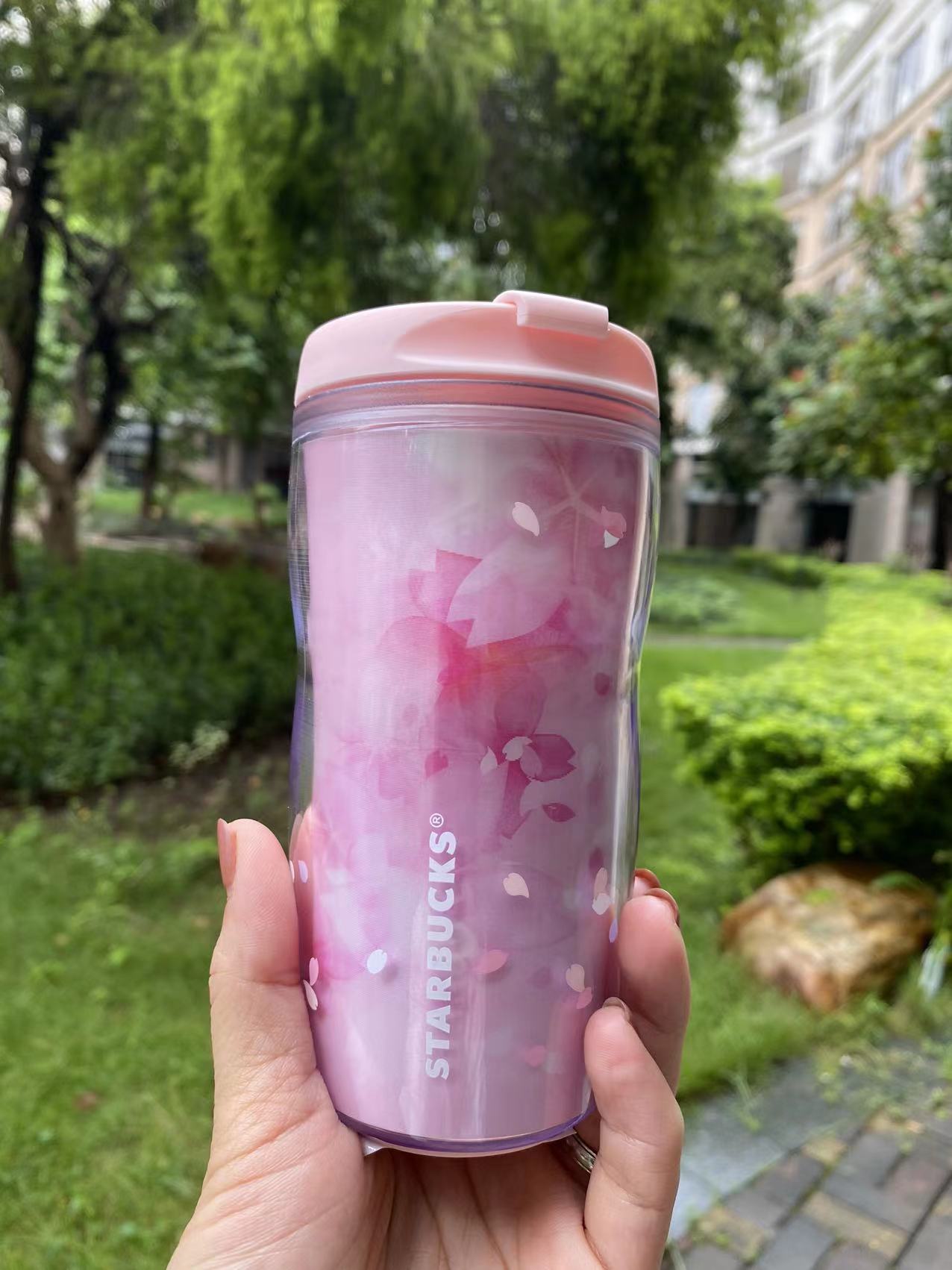 Starbucks 2020 China Purple Romantic Cherry Blossom Color Changing Col