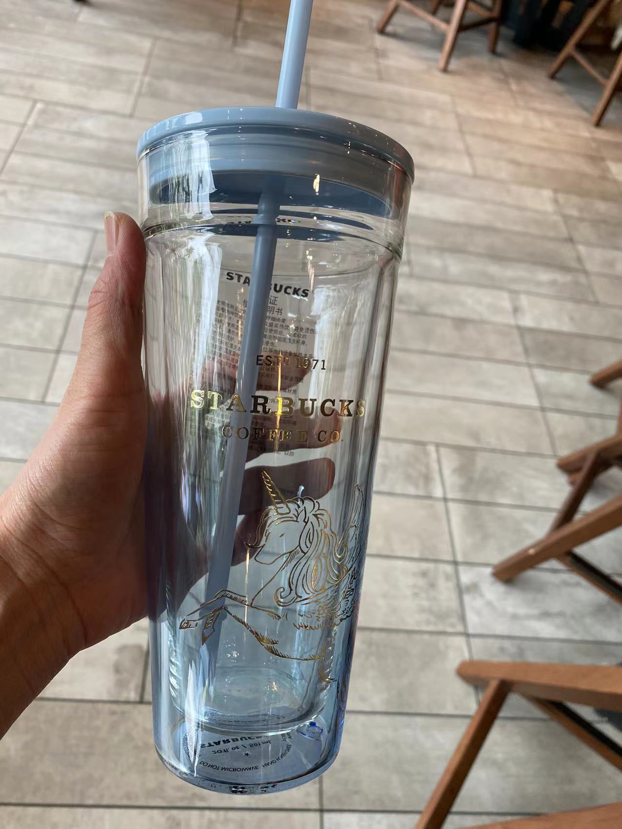 Starbucks 20oz Glass Tumbler With Lid And Straw for Sale in Mesa