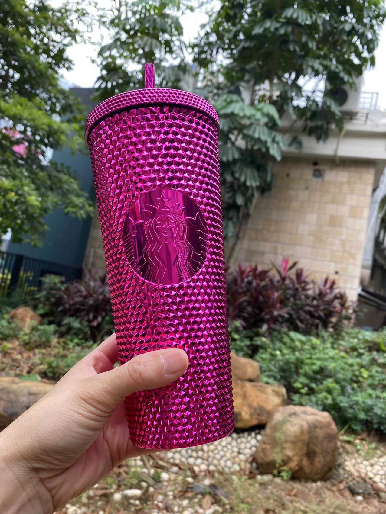 Starbucks 591ml/20oz Gradient Purple Jewelled Straw Cup – Ann Ann
