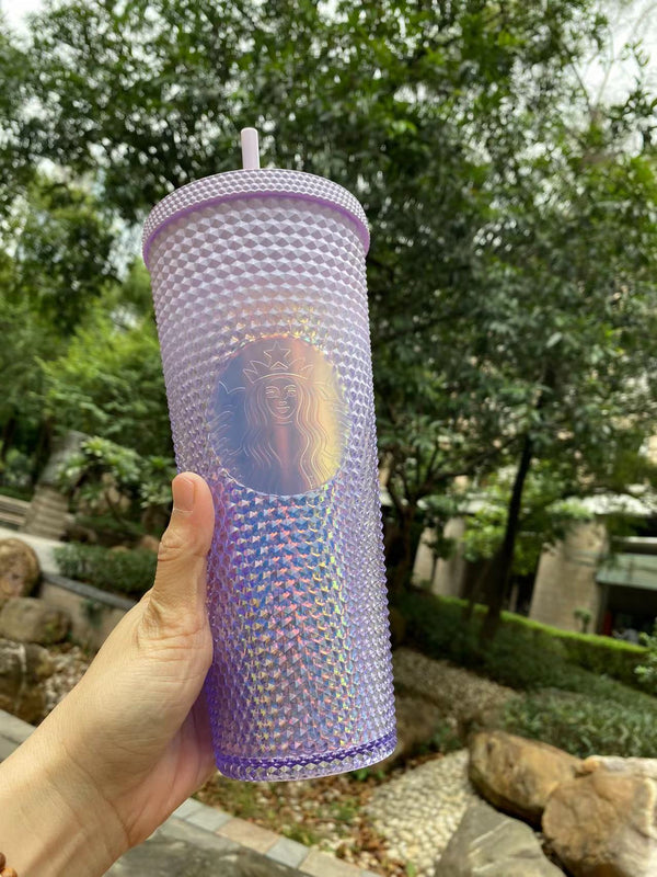 New Starbucks 2023 Light Blue Gradient Studded 24oz Tumbler – The Rue Life