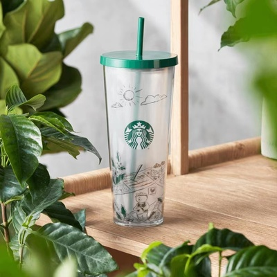 US$ 74.99 - Starbucks 2022 China Bear and 13oz Green SS Straw Tumbler -  m.