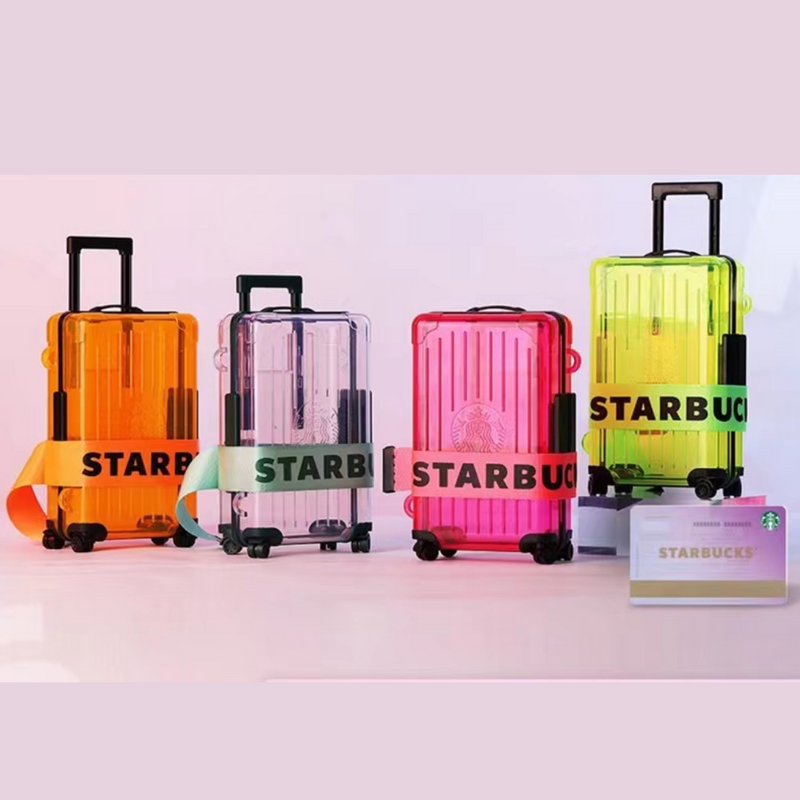 starbucks mini suitcase