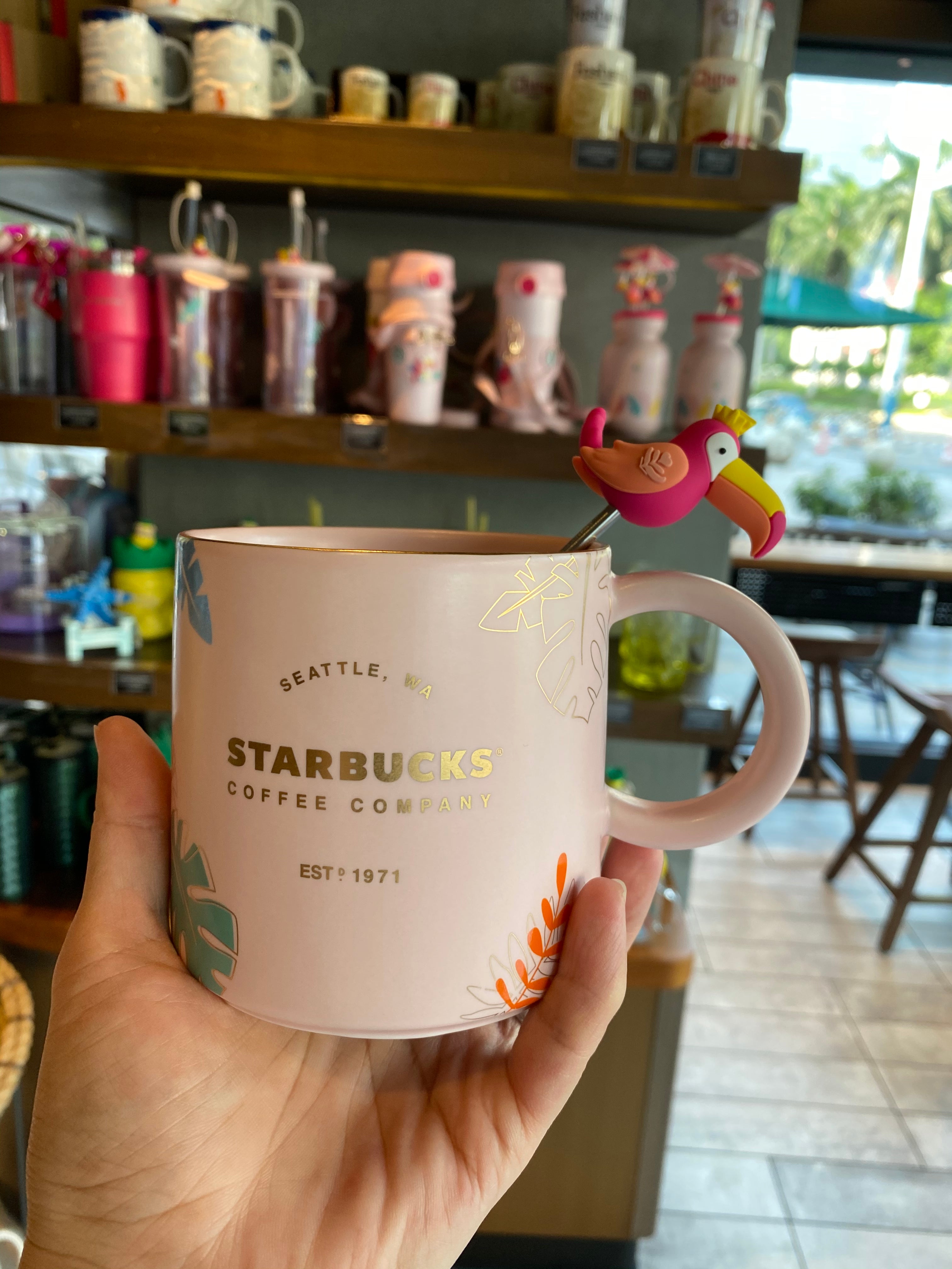 Starbucks China - Colorful Summer - 1. Soft Touch Pink Matte Studded C —  USShoppingSOS