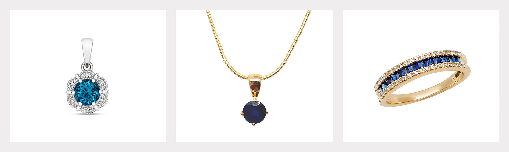 blue gemstone jewellery